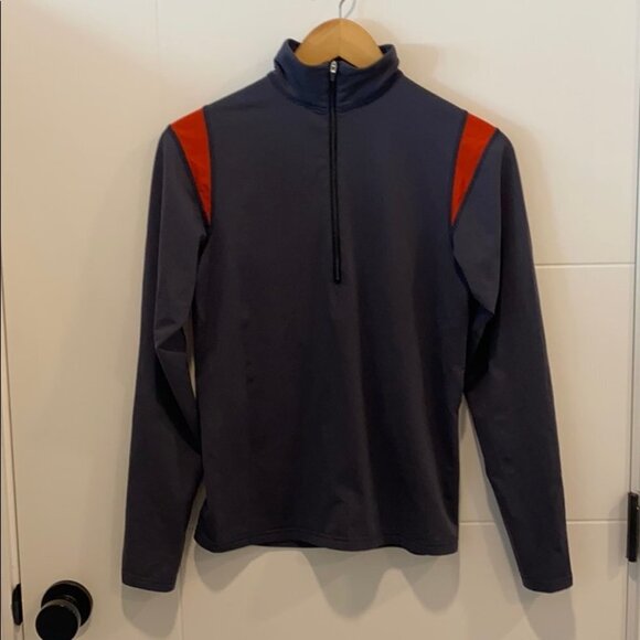 MEC mountain equipment co-op 1/4 zip  long sleeve athletic shirt size medium - Picture 1 of 8